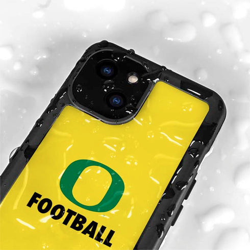 University of Oregon Football iPhone 15 Plus Waterproof Case